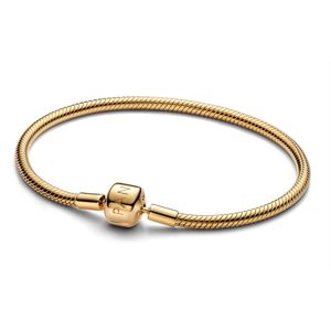 Pandora Moments Snake chain 14k gold-plated armband 563390C00 main product photo