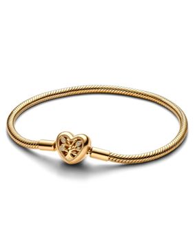 Pandora Moments Family tree 14k gold plated armband 563516C01