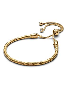 Pandora Moments 14k gold plated silver armband 563580C01-2