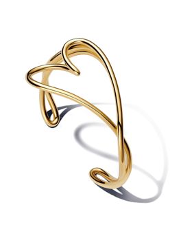 Pandora Essence öppet hjärta bangle armband 563808C0
