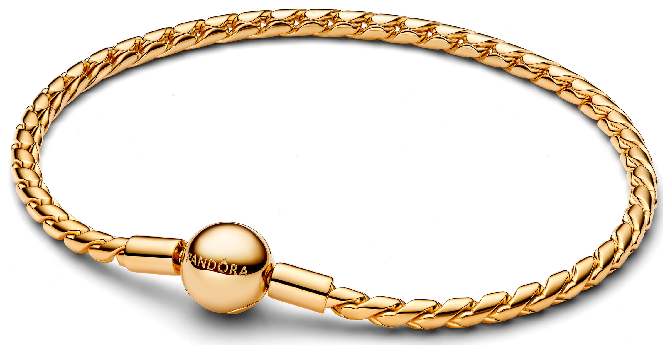 Pandora Moments armband guldpläterad 564028C00-18