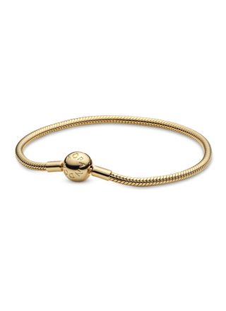 Pandora Moments Snake Chain 14k Gold-Plated armband 568748C00