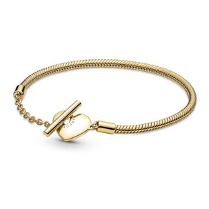 Pandora Moments Heart T-Bar Snake Chain armband 569285C00 main product photo