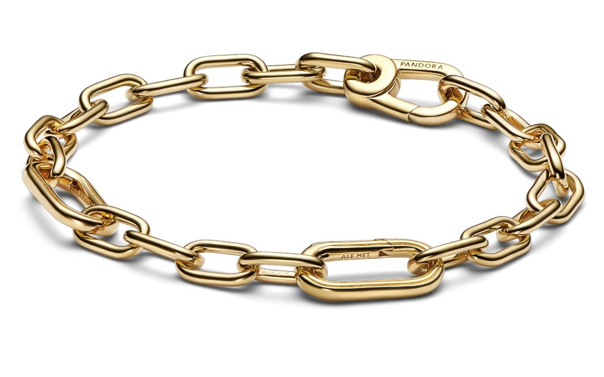 Pandora ME Small-Link Chain armband 14k Gold-Plated 569662C00-2