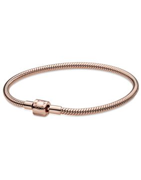 Pandora Moments Barrel Clasp Snake Chain armband 588781C00