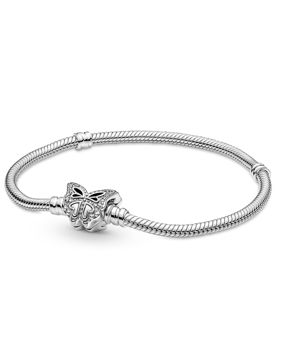 Pandora Moments Butterfly Clasp Snake Chain armband 590782C01