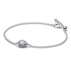 Pandora Timeless Sparkling Pear Halo Sterling silver armband 593001C01 main product photo
