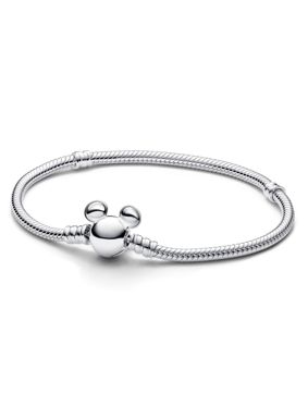 Pandora Disney x Pandora Mickey Mouse Clasp Moments Snake Chain Bracelet Sterling silver armband 593061C00