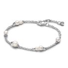 Pandora Timeless Pearl Station Chain Sterling Silver pärlarmband 593172C01-16