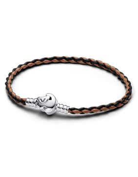 Pandora Disney x Pandora The Lion King Clasp Sterling silver brunt läderarmband 593361C01