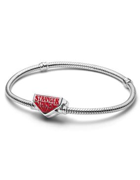 Pandora Stranger Things silver armband red 593572C01