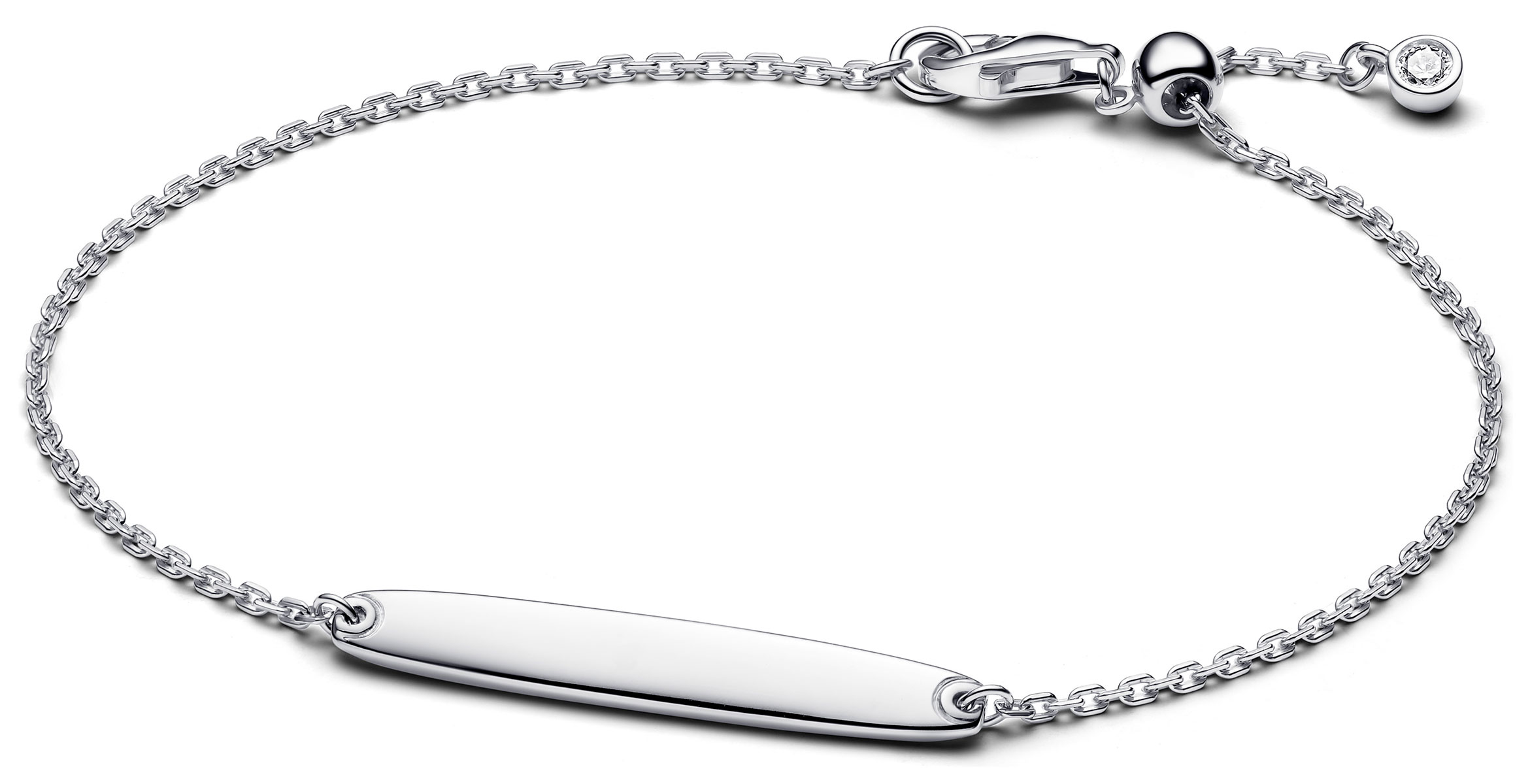 Pandora Moments armband graverbar silver 594010C01-18