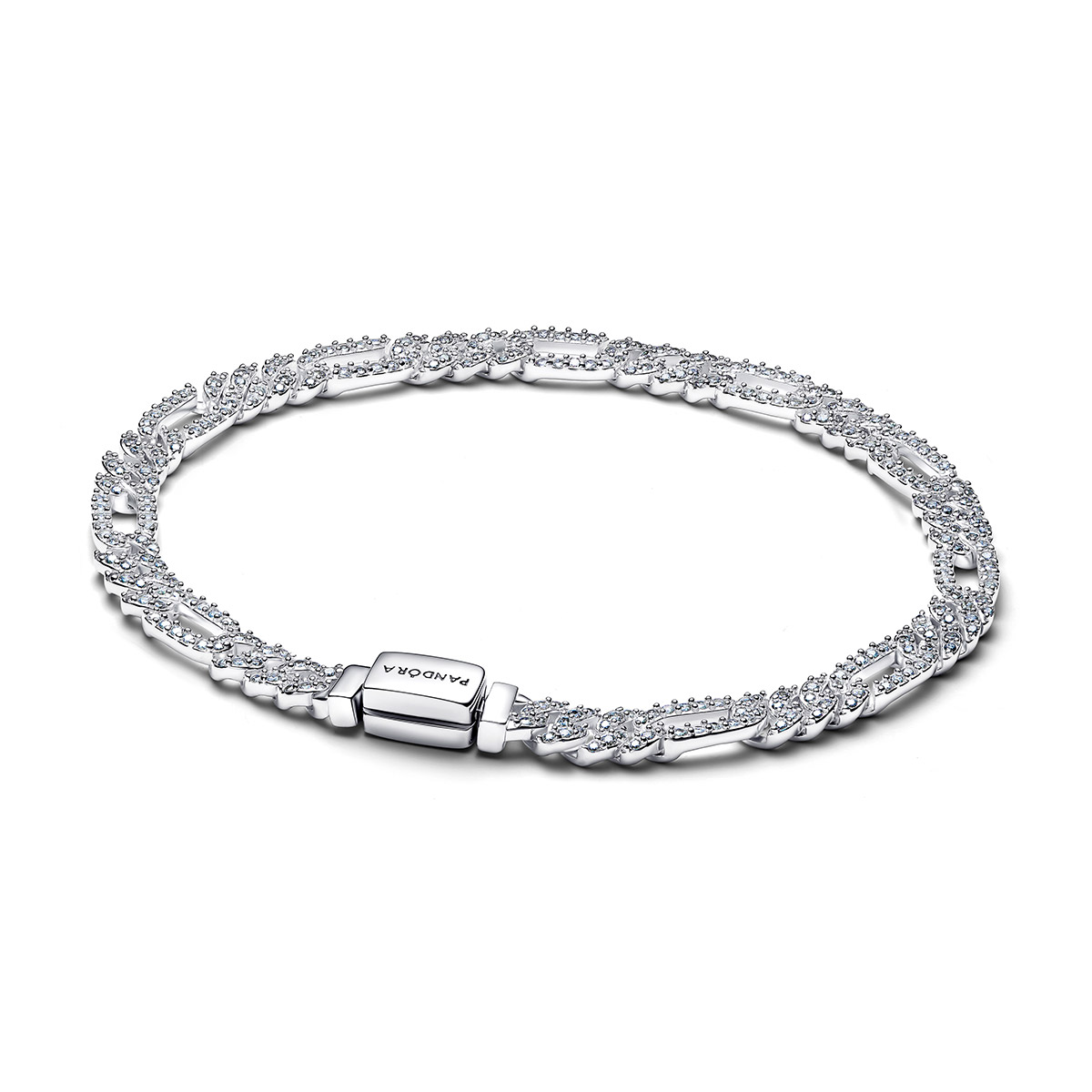 Pandora Timeless silver oval länkarmband 594227C01