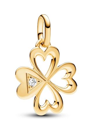 Pandora ME Heart Four-leaf Clover berlock 763034C01