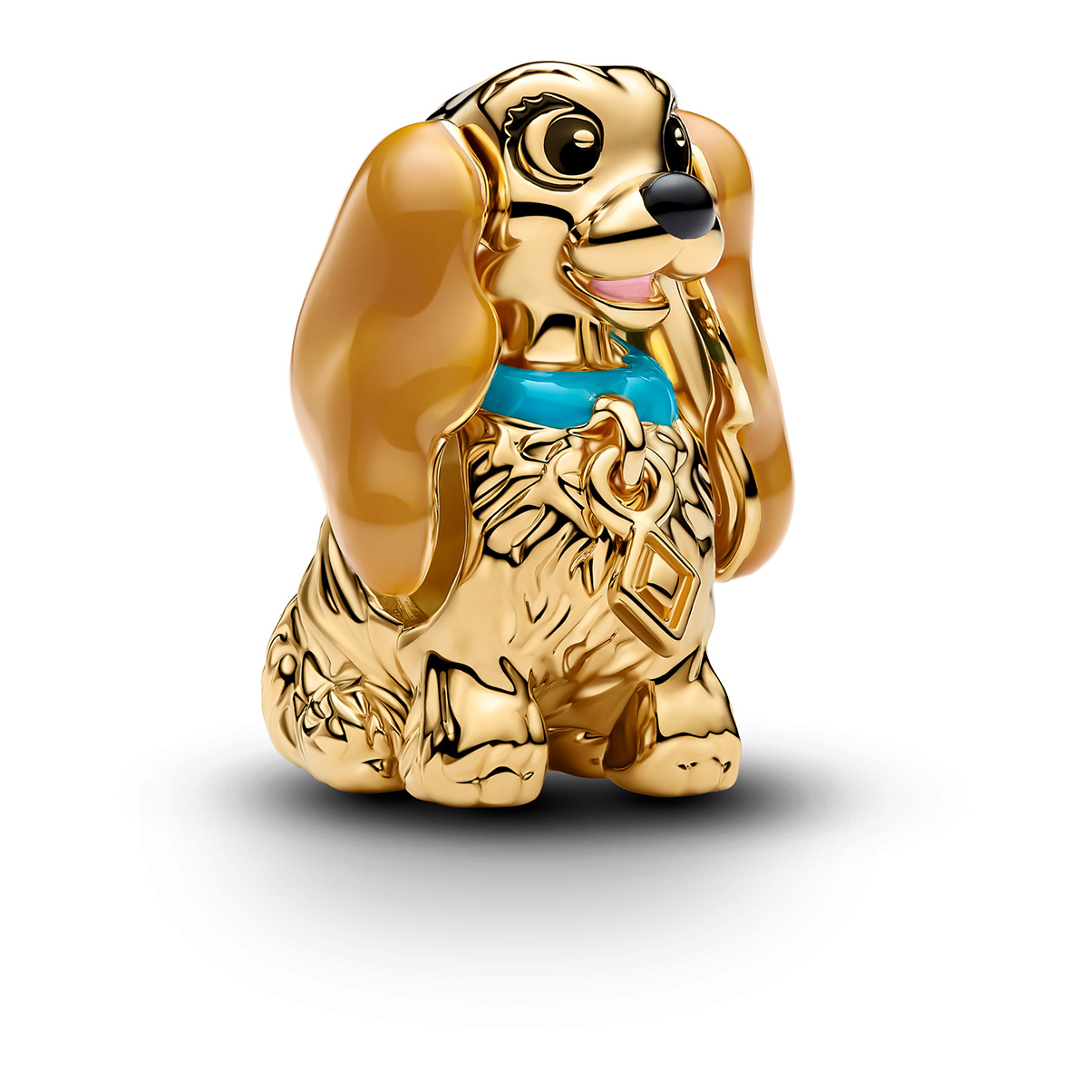 Pandora Disney förgylld Lady berlock 764468C01