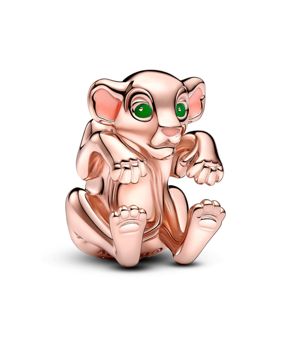 Pandora Disney x Pandora The Lion King Nala Charm 14k Rose gold-plated blend Enamel Green berlock 783250C01