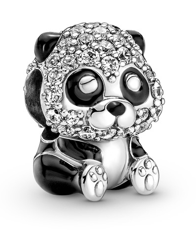 Pandora Moments Sparkling Cute Panda berlock 790771C01