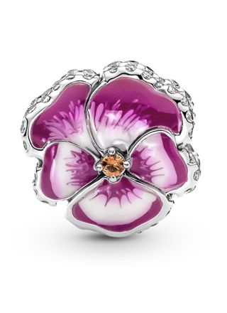 Pandora Moments Pink Pansy Flower berlock 790777C01