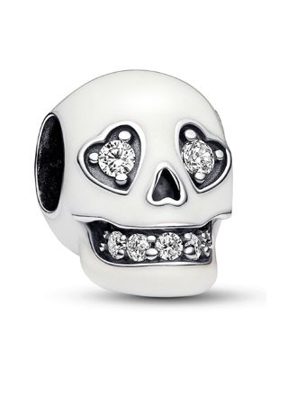 Pandora Halloween Glow-in-the-dark Sparkling Skull berlock 792811C01