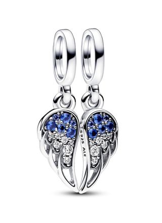 Pandora Moments Sparkling Splittable Angel Wings Sterling silver berlock 792821C01