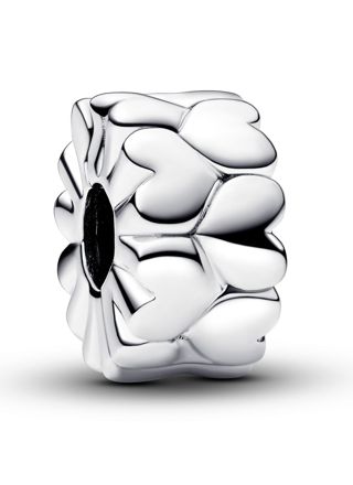 Pandora Moments Heart Pattern sterling silver klämstopp 792828C00