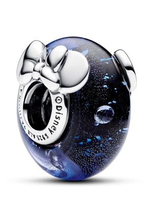 Pandora Disney x Pandora Mickey Mouse & Minnie Mouse Sterling silver Blue Murano berlock 792958C01