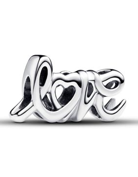 Pandora Moments Handwritten Love Charm Sterling silver berlock 793055C00