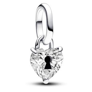 Pandora ME Keyhole Heart Mini Dangle Charm Sterling silver berlock 793086C01 main product photo