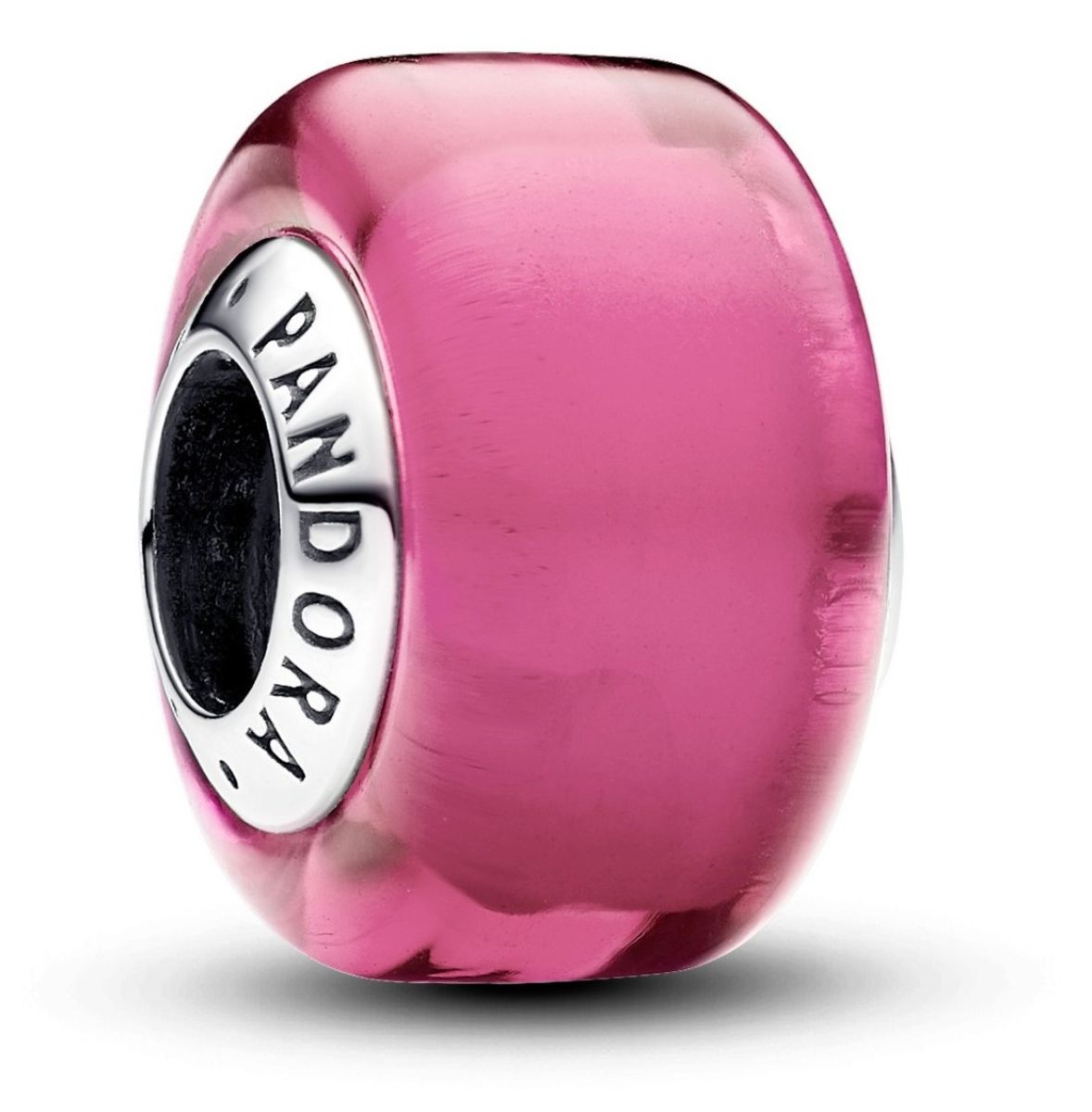 Pandora Moments Pink Mini Murano Glass Charm Sterling silver berlock 793107C00