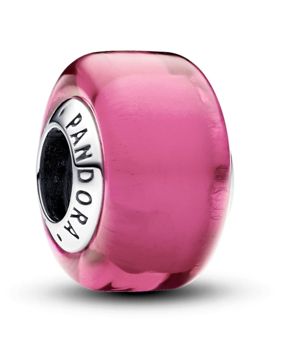 Pandora Moments Pink Mini Murano Glass Charm Sterling silver berlock 793107C00