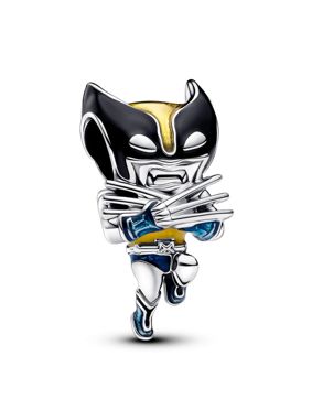 Pandora Marvel x Pandora Wolverine Sterling silver Enamel Multicolor berlock 793359C01