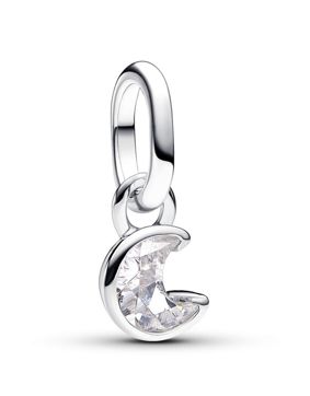 Pandora ME Sparkling Moon Sterling silver Cubic Zirconia Clear berlock 793364C01