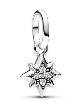 Pandora ME Star Mini Dangle Sterling silver Cubic Zirconia Clear berlock 793370C01