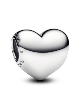 Pandora Moments Engravable medium heart sterling silver berlock 793439C00
