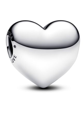 Pandora Moments Engravable large heart sterling silver berlock 793440C00