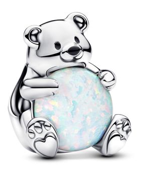 Pandora Moments Polar bear berlock opal 793589C01