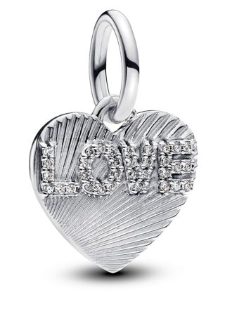 Pandora Moments Love engravable heart berlock silver 793604C01