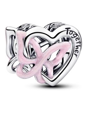 Pandora Moments Hjärt- och fjärilsberlock i silver 794475C01