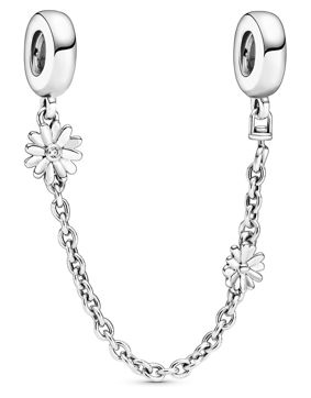 Pandora Daisy Flower Safety Chain charm 798764C01-05