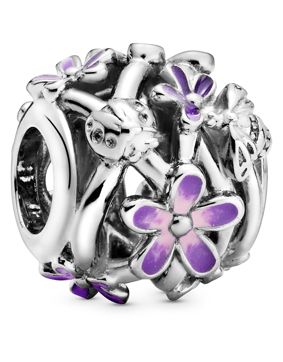 Pandora berlock Openwork Purple Daisy 798772C02