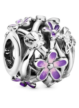 Pandora berlock Openwork Purple Daisy 798772C02