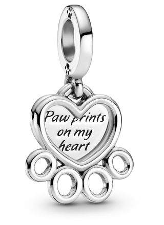 Pandora berlock Hearts & Paw Print 799360C00