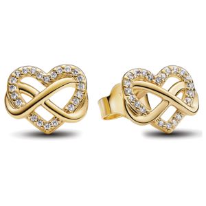 Pandora Sparkling Infinity Heart örhängen 262667C01 main product photo