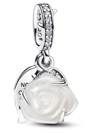 Pandora Moments White Rose in Bloom berlock 793200C01