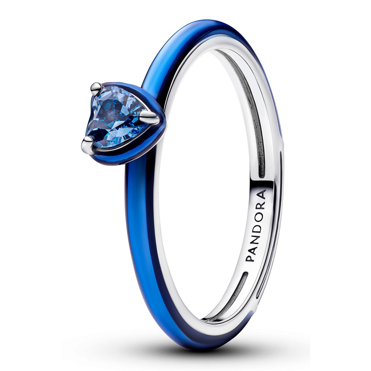 Pandora ME silver ring blå 193088C03