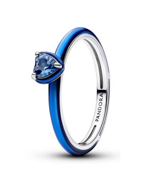 Pandora ME silver ring blå 193088C03