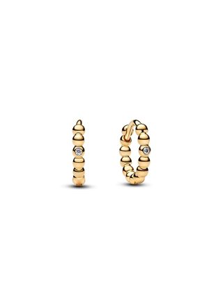 Pandora Signature pärldekorerade huggie-örhängen 264823C01