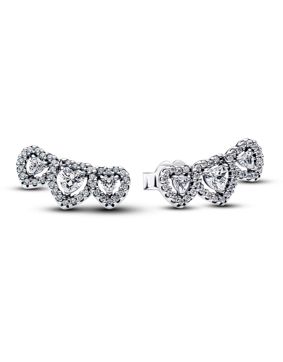 Pandora Timeless silver hjärtörhängen 294411C01