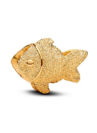 Pandora Moments guld-platerad Fisk berlock 764522C00