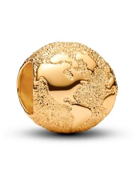 Pandora Moments guld-platerad Jorden berlock 764529C00